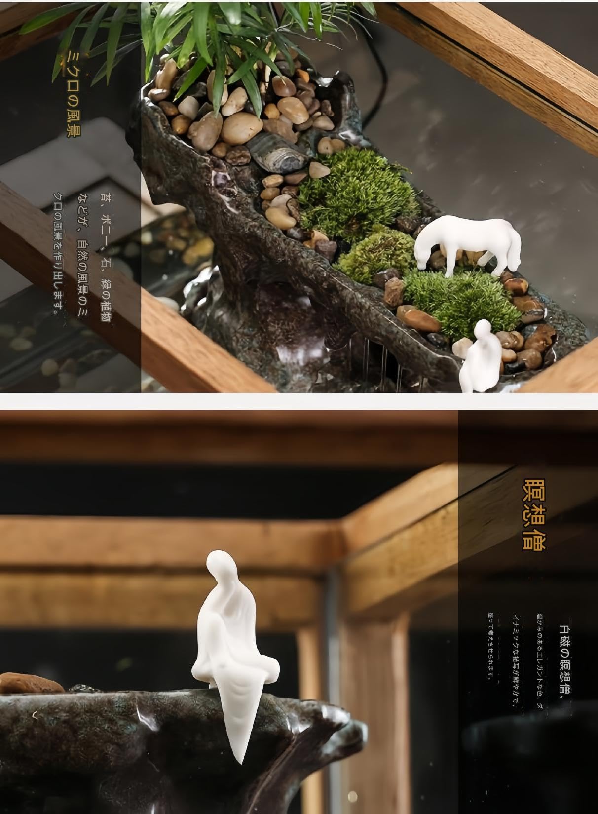 Amazon | 金魚水槽、水槽、金魚、大容量水槽、観葉植物、屋内
